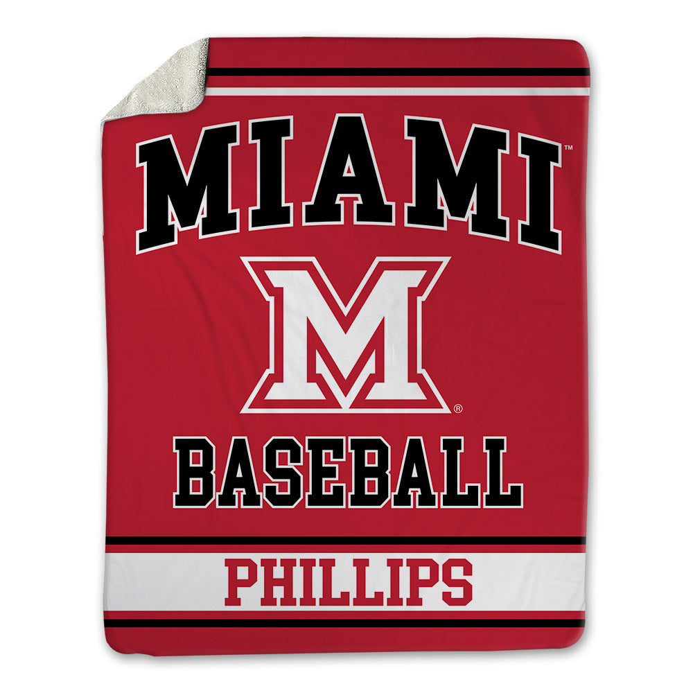 Miami of Ohio - NCAA Baseball : Drew Phillips - Blanket-0