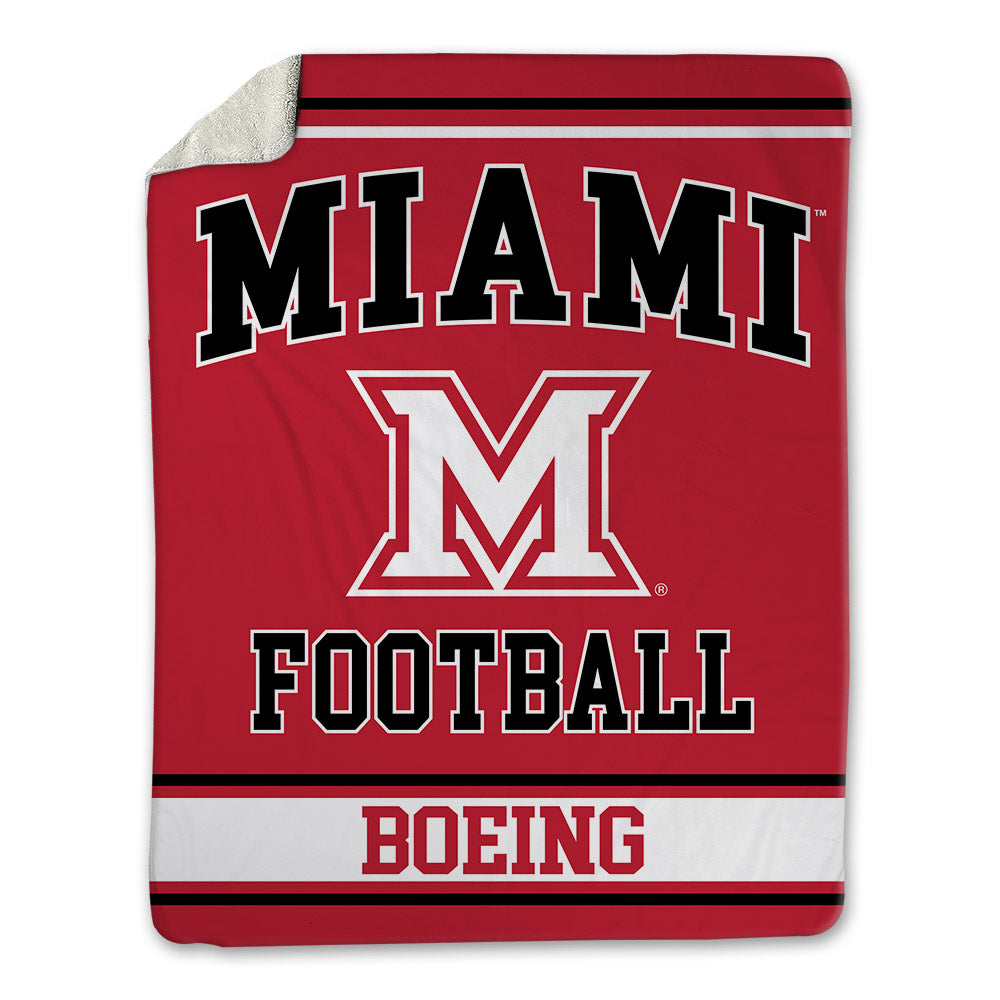 Miami of Ohio - NCAA Football : Brayden Boeing - Blanket-0