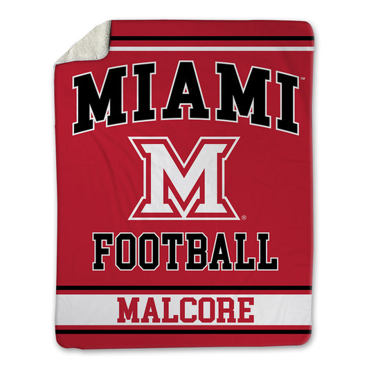 Miami of Ohio - NCAA Football : Evan Malcore - Blanket-0