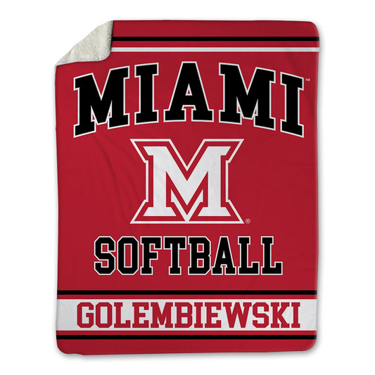 Miami of Ohio - Softball Alumni : Jenna Golembiewski - Blanket-0