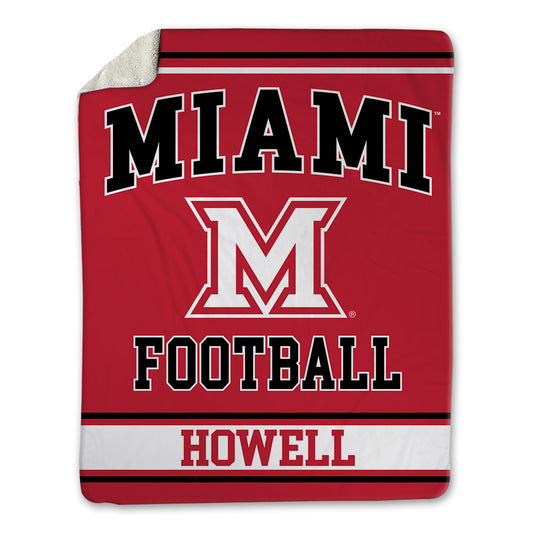 Miami of Ohio - NCAA Football : Logan Howell - Blanket-0