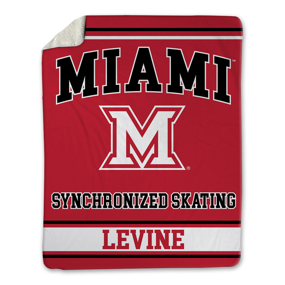 Miami of Ohio - NCAA Women's Synchronized Skating : Elena Levine - Blanket-0