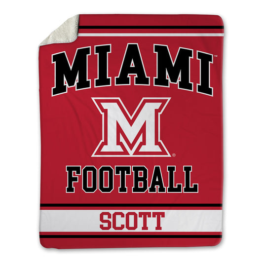 Miami of Ohio - NCAA Football : Zhaiylen Scott - Blanket-0