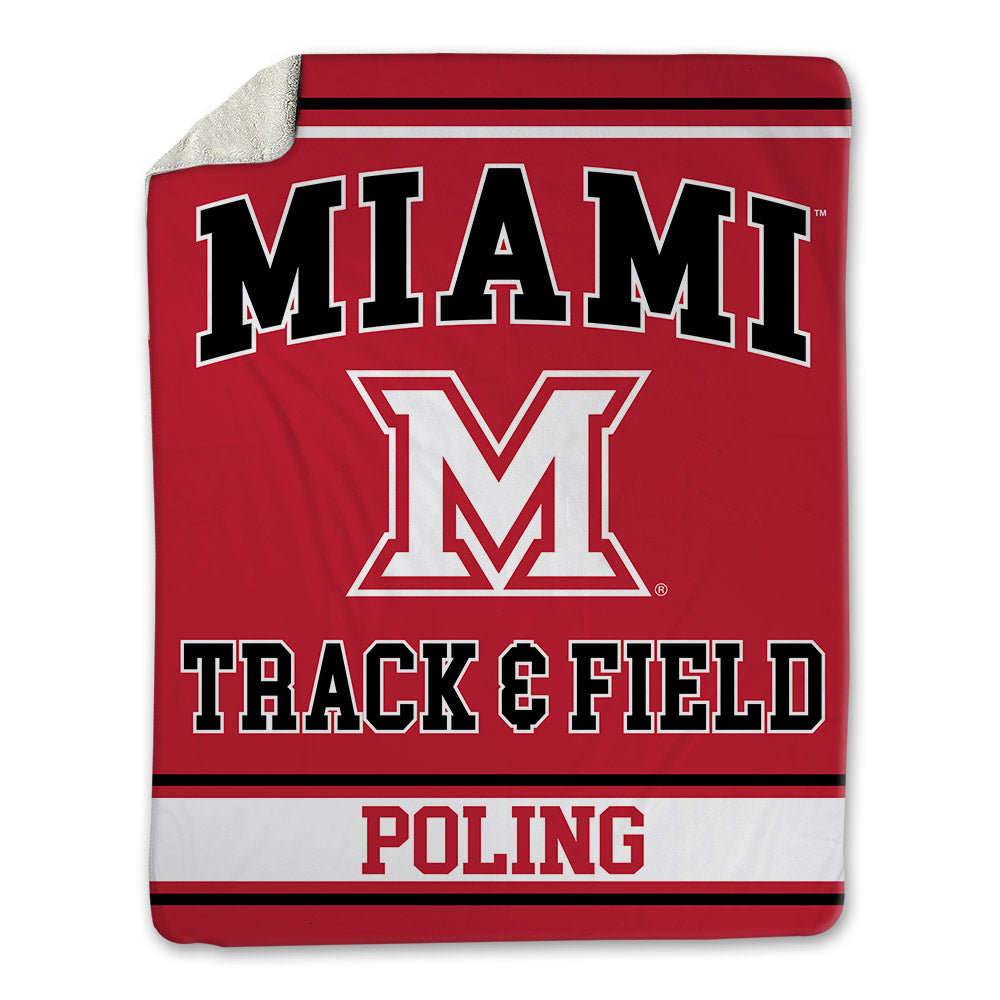 Miami of Ohio - NCAA Women's Track & Field : Elizabeth Poling - Blanket-0