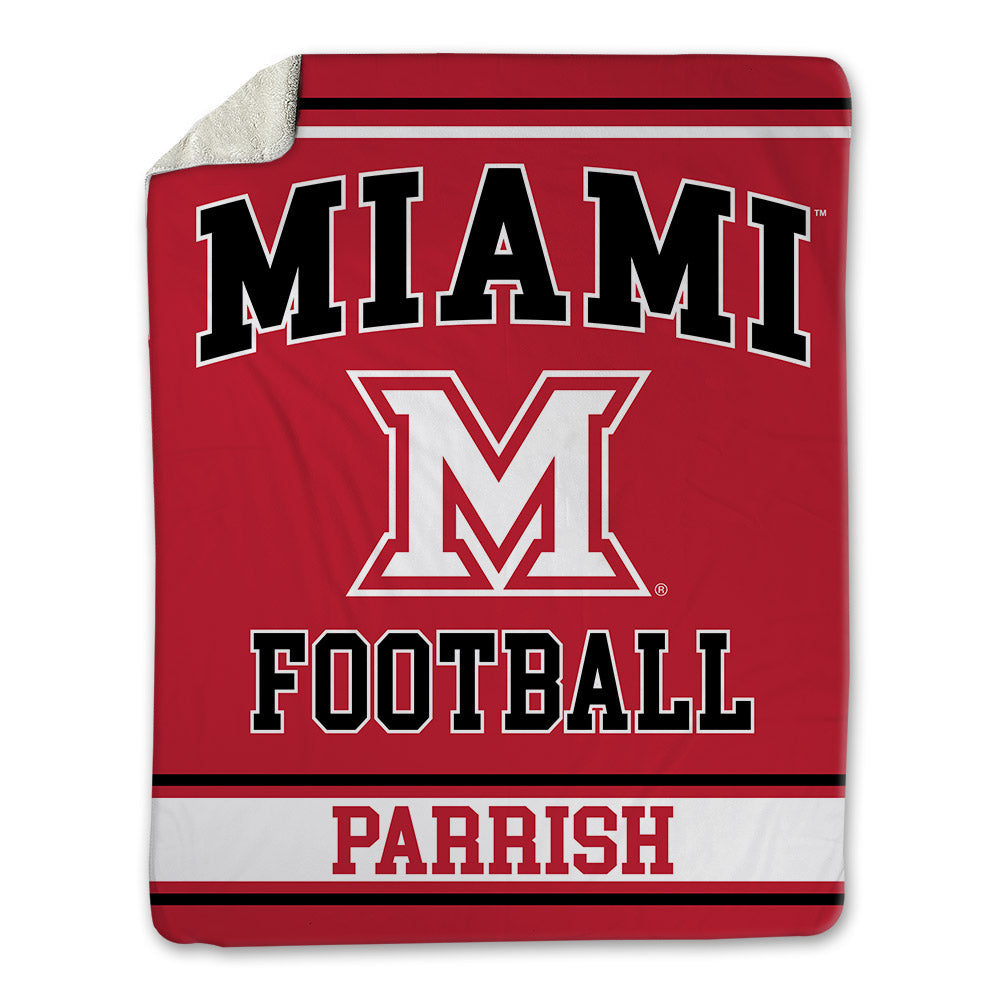 Miami of Ohio - NCAA Football : Michael Parrish - Blanket-0