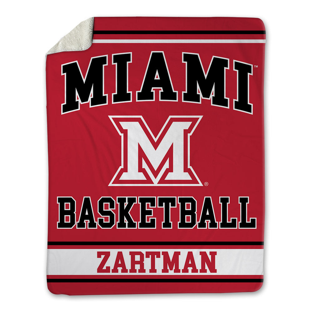 Miami of Ohio - NCAA Women's Basketball : Brooke Zartman - Blanket-0