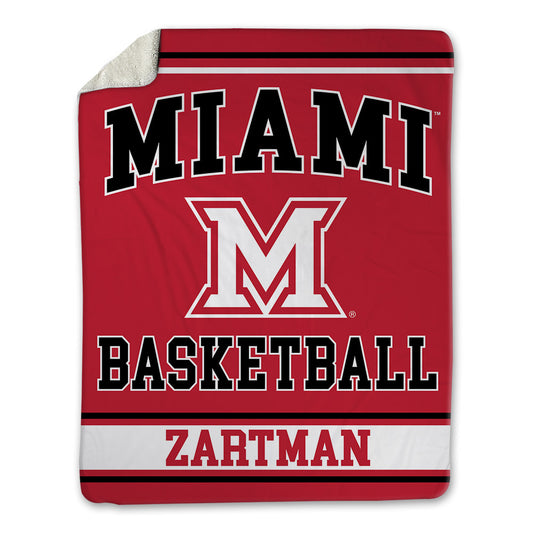 Miami of Ohio - NCAA Women's Basketball : Brooke Zartman - Blanket-0