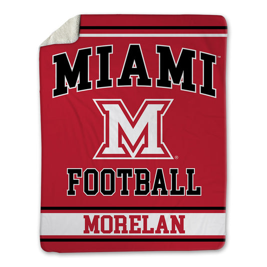 Miami of Ohio - NCAA Football : Amir Morelan - Blanket-0