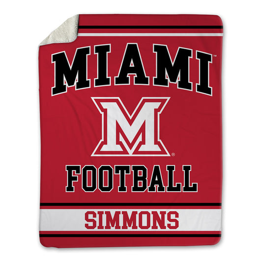 Miami of Ohio - NCAA Football : Quintin Simmons - Blanket-0