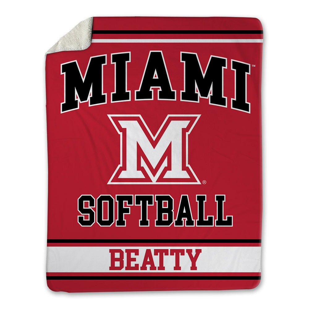 Miami of Ohio - NCAA Softball : Campbell Beatty - Blanket-0