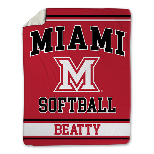 Miami of Ohio - NCAA Softball : Campbell Beatty - Blanket-0