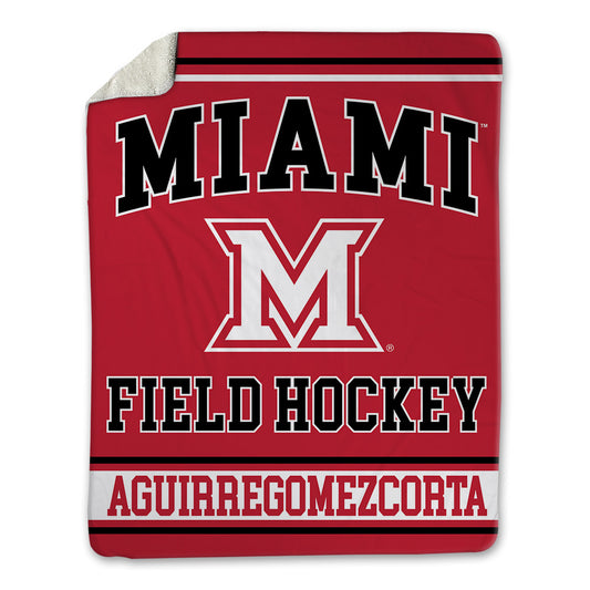 Miami of Ohio - NCAA Women's Field Hockey : Maxima Aguirregomezcorta - Blanket-0