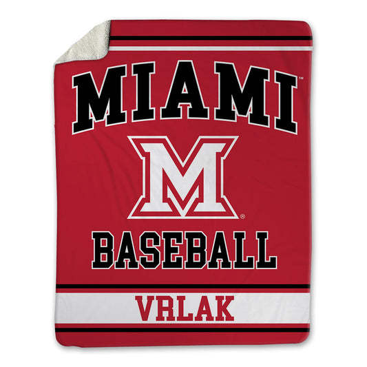 Miami of Ohio - NCAA Baseball : Jake Vrlak - Blanket-0