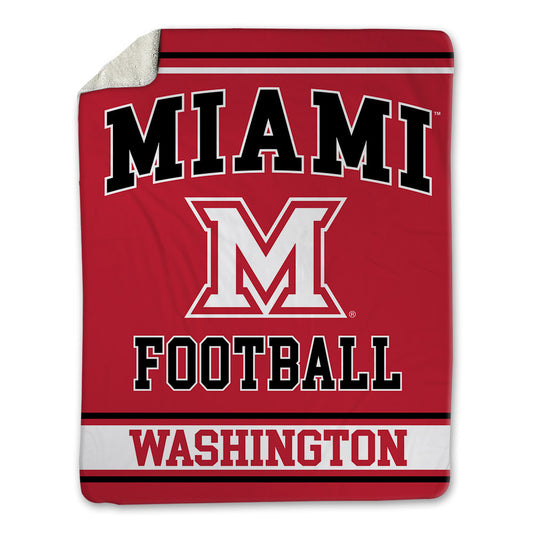 Miami of Ohio - Football Alumni : Nasir Washington - Blanket-0