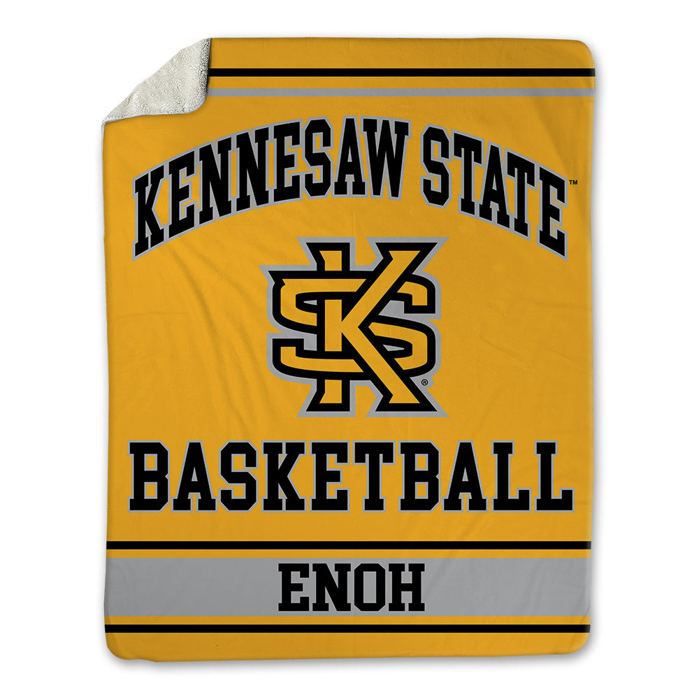 Kennesaw - NCAA Men's Basketball : Anthony Enoh - Blanket-0