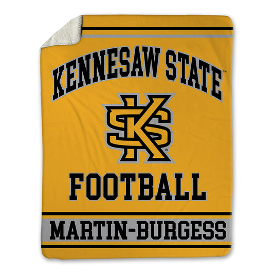 Kennesaw - NCAA Football : Jaden Martin-Burgess - Blanket-0