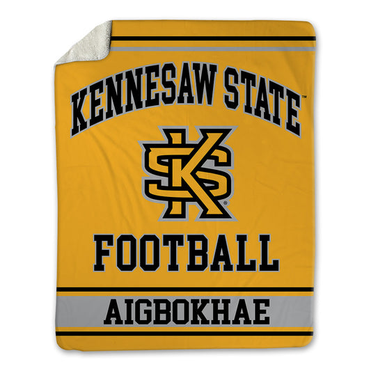 Kennesaw - NCAA Football : Eseosa Aigbokhae - Blanket-0