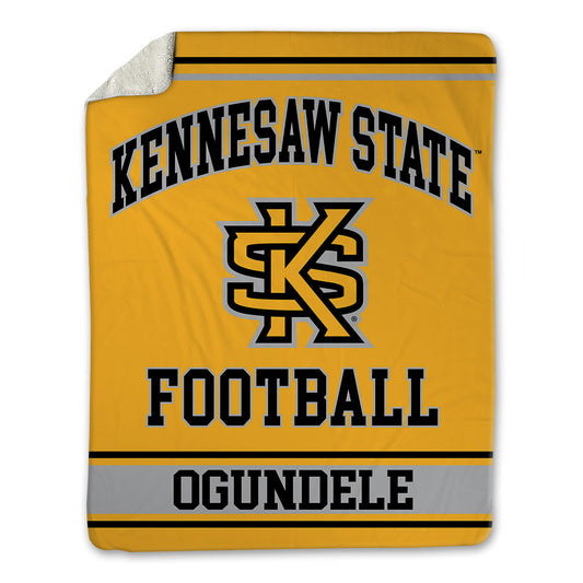 Kennesaw - NCAA Football : Taiwo Ogundele - Blanket-0