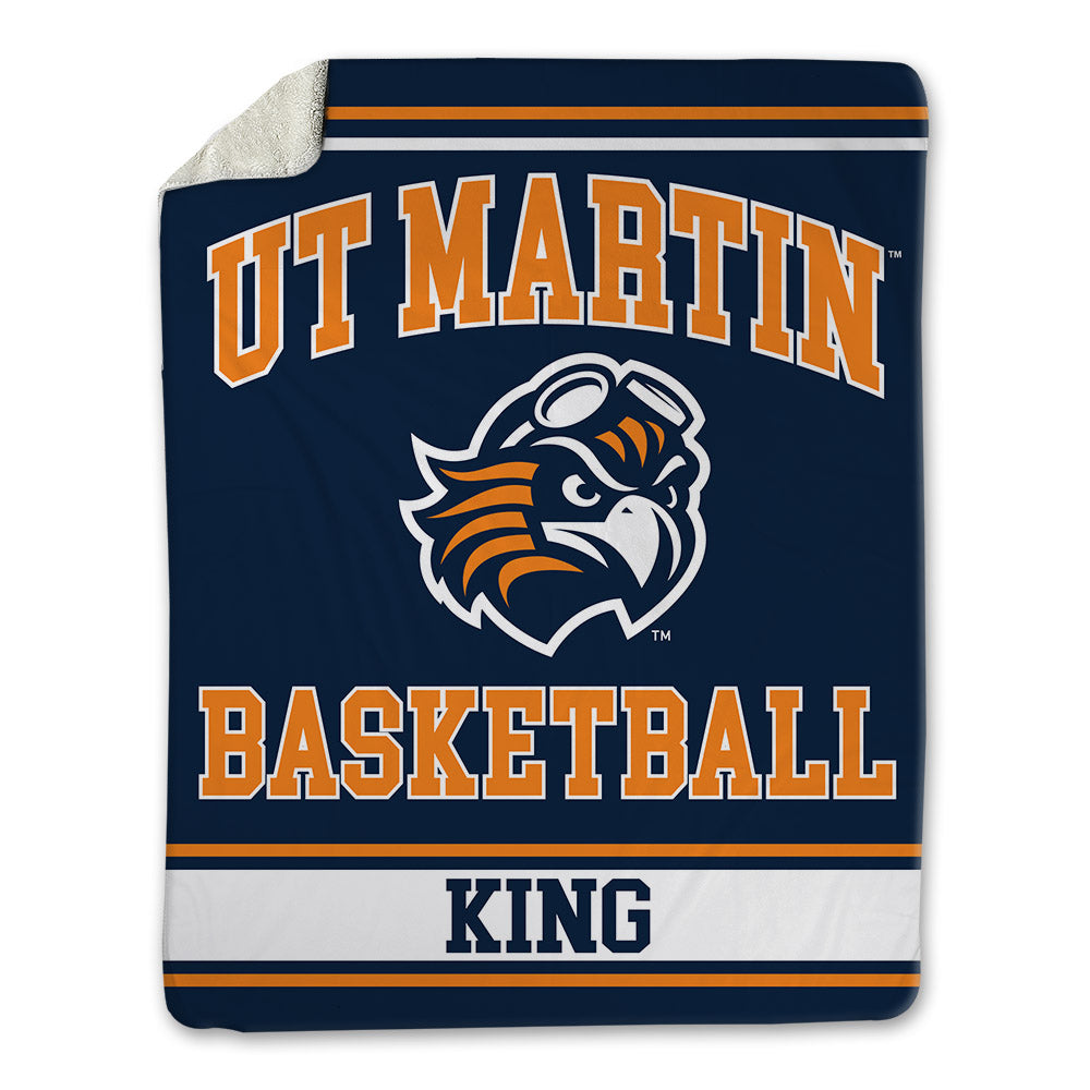 UT Martin - NCAA Men's Basketball : Damien King - Blanket-0