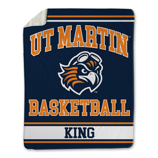UT Martin - NCAA Men's Basketball : Damien King - Blanket-0