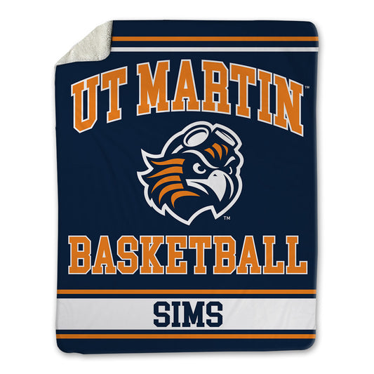UT Martin - NCAA Women's Basketball : Raven Sims - Blanket-0
