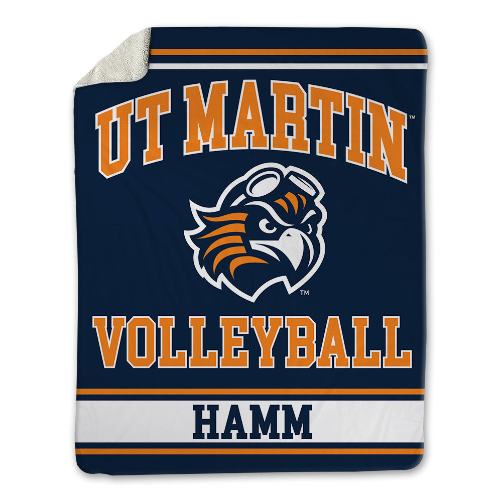 UT Martin - NCAA Women's Volleyball : Reagan Hamm - Blanket-0