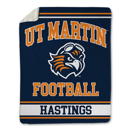 UT Martin - NCAA Football : Josh Hastings - Blanket-0
