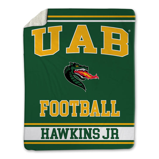 UAB - NCAA Football : Brandon Hawkins Jr - Blanket-0