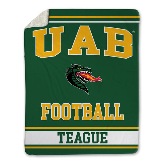 UAB - NCAA Football : Braden Teague - Blanket-0