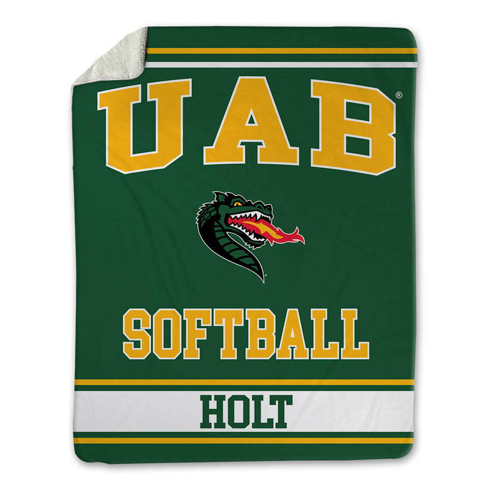 UAB - NCAA Softball : Jaycee Holt - Blanket-0
