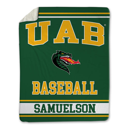 UAB - NCAA Baseball : Carter Samuelson - Blanket-0