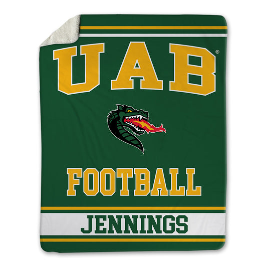 UAB - NCAA Football : Cameron Jennings - Blanket-0