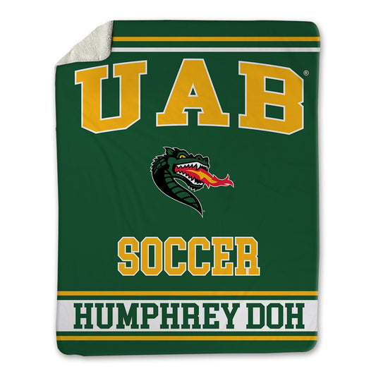 UAB - NCAA Men's Soccer : Humphrey Doh - Blanket-0