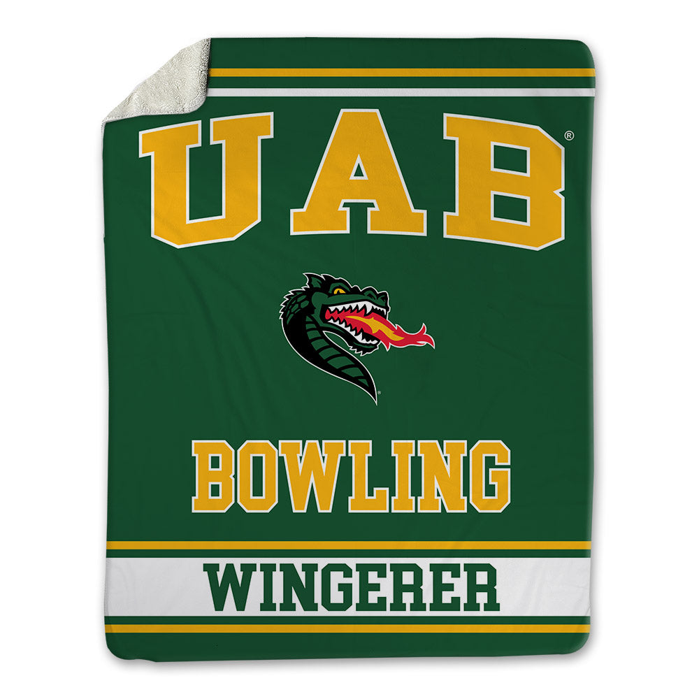 UAB - NCAA Women's Bowling : Jordan Wingerer - Blanket-0