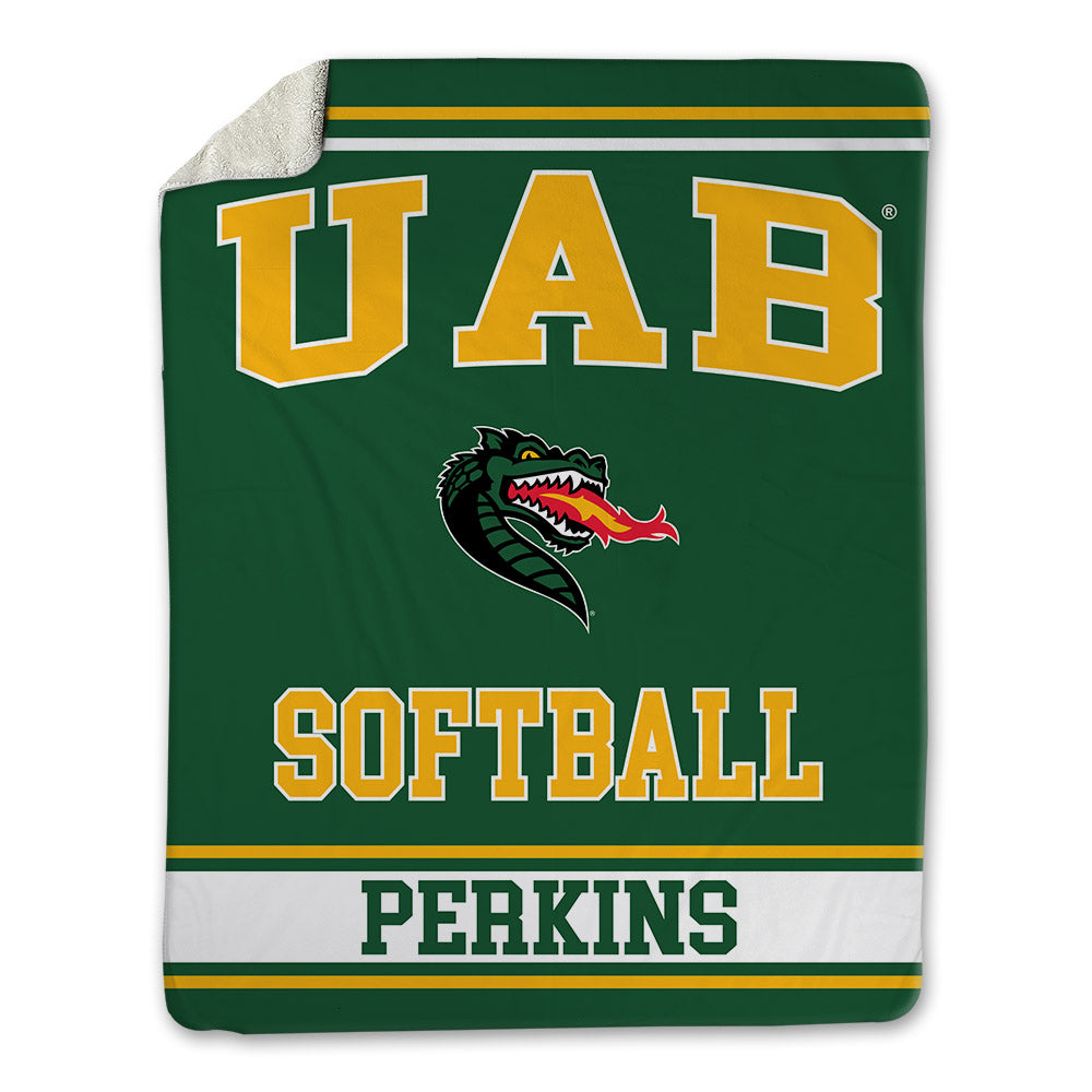 UAB - NCAA Softball : Abbi Perkins - Blanket-0