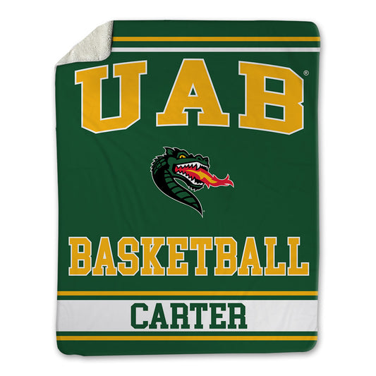 UAB - NCAA Women's Basketball : Eleecia Carter - Blanket-0