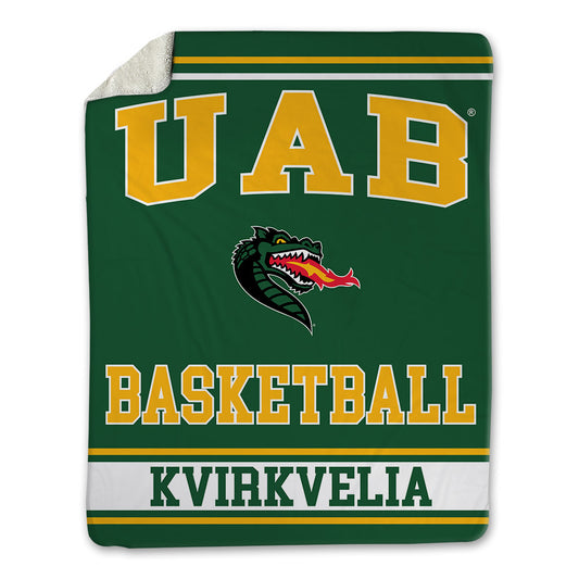 UAB - NCAA Women's Basketball : Lika Kvirkvelia - Blanket-0