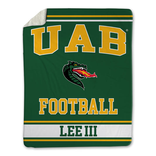 UAB - NCAA Football : Ricky Lee III - Blanket-0