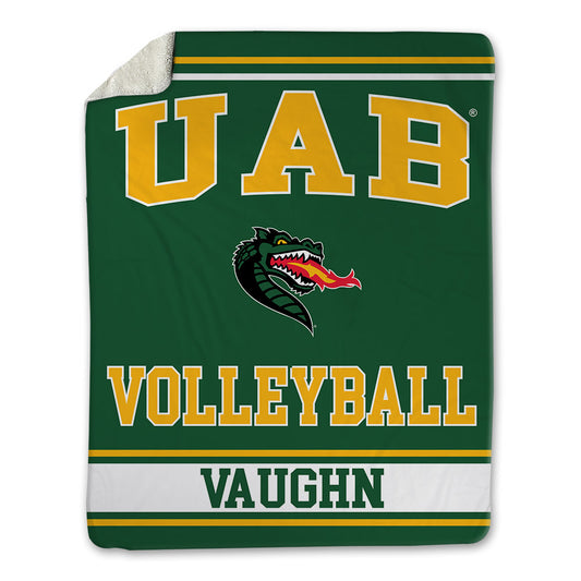 UAB - NCAA Women's Volleyball : Kennedy Vaughn - Blanket-0