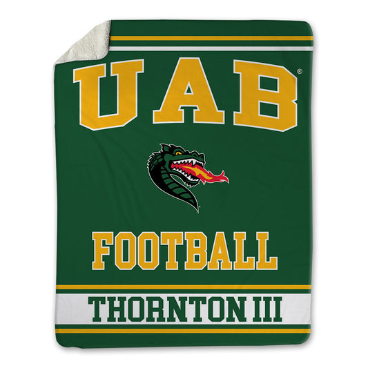 UAB - NCAA Football : Ray Thornton III - Blanket-0