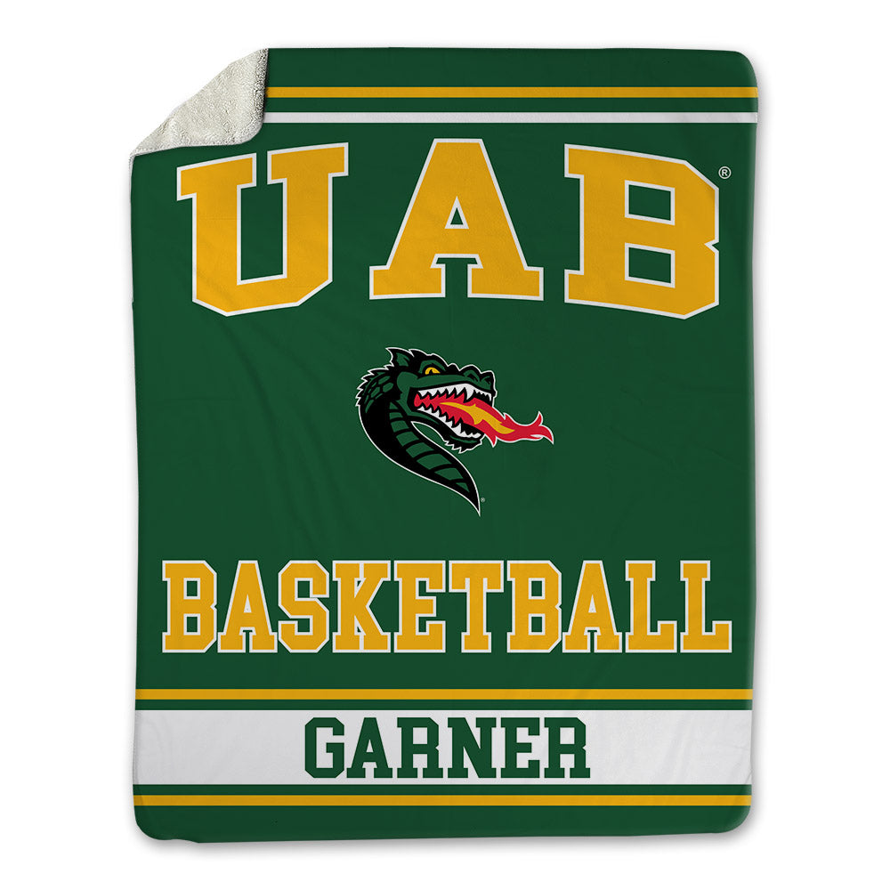 UAB - NCAA Women's Basketball : Ashley Garner - Blanket-0