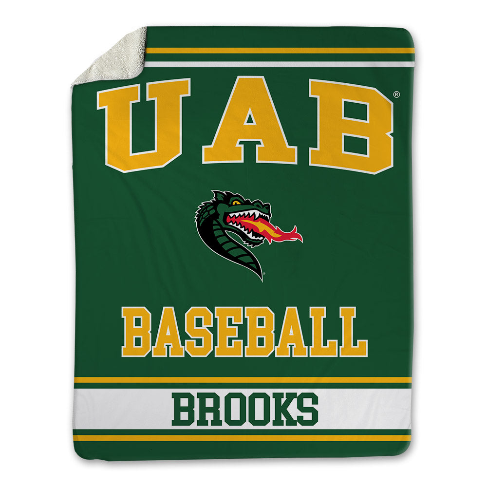 UAB - NCAA Baseball : Braxton Brooks - Blanket-0