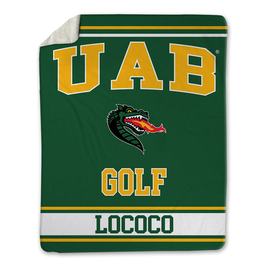 UAB - NCAA Women's Golf : ceci lococo - Blanket-0