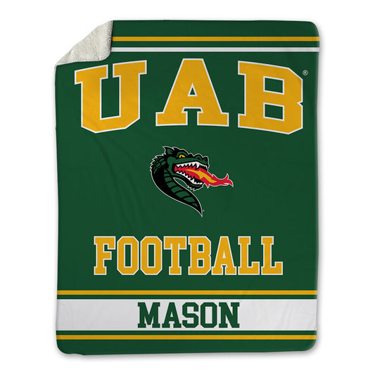 UAB - NCAA Football : JQuan Mason - Blanket-0