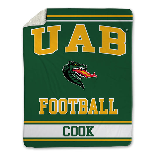UAB - NCAA Football : Myles Cook - Blanket-0