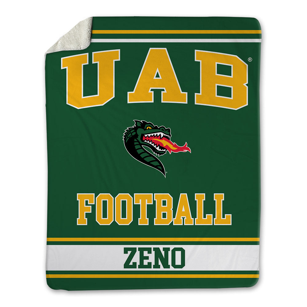 UAB - NCAA Football : Jacob Zeno - Blanket-0