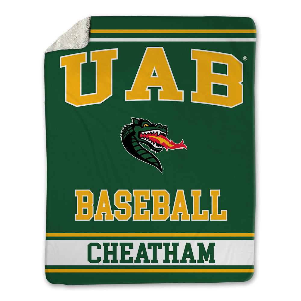 UAB - NCAA Baseball : Cole Cheatham - Blanket-0