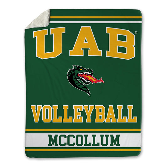 UAB - NCAA Women's Volleyball : Rachel McCollum - Blanket-0