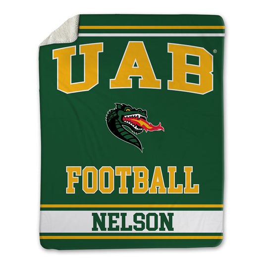 UAB - NCAA Football : Noah Nelson - Blanket-0