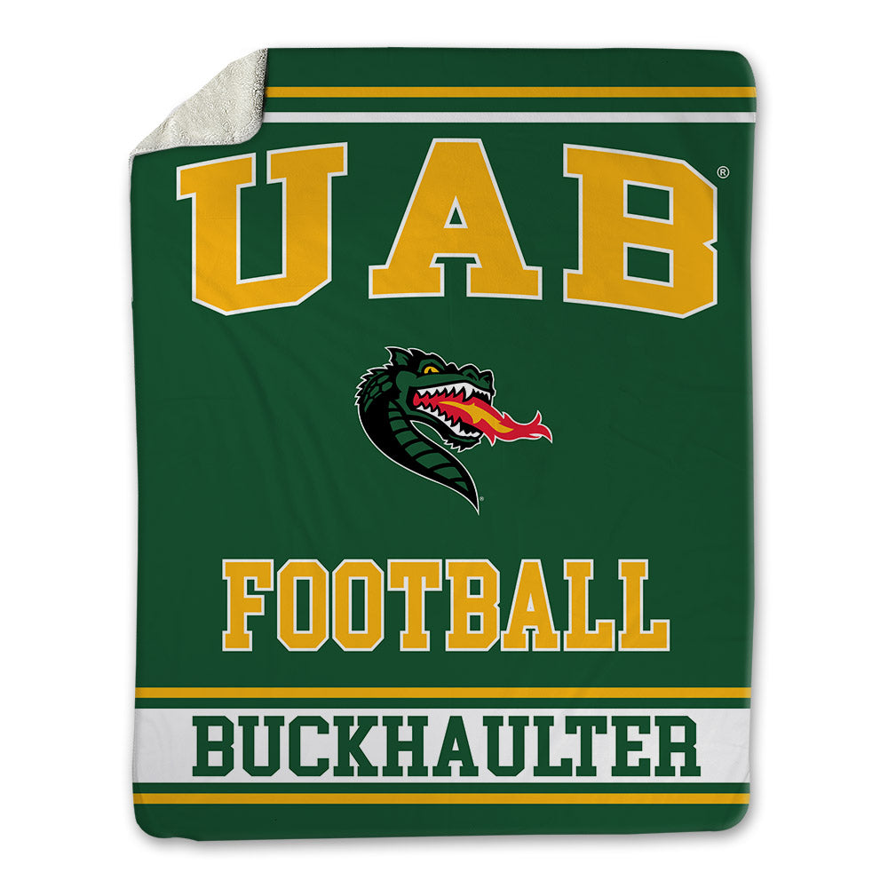 UAB - NCAA Football : Brandon Buckhaulter - Blanket-0
